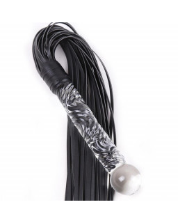 Flogger con Mango de Cristal 70 cm