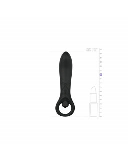 Vibrador Anal Silicona Negro