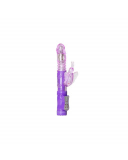 Vibrador con Mariposa Purpura