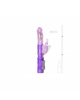 Vibrador con Mariposa Purpura