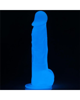 Dildo 85 Lumino Luz Azul