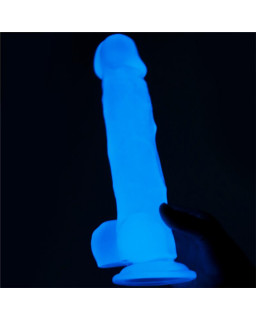 Dildo 85 Lumino Luz Azul