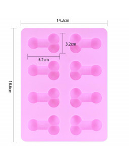 Molde para Chocolate o Hielo Forma de Pene