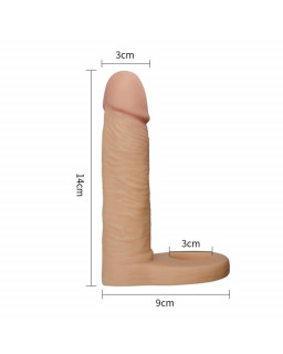 Dildo The Ultra Soft Double 58 Natural