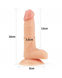 Dildo The Ultra Soft Dude 7 Natural