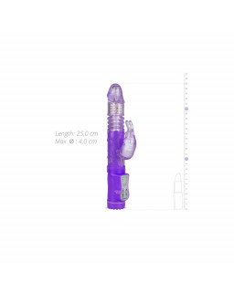 Vibrador Percutador y Bolas Rotadoras Purpura