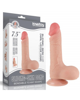 Dildo Dual Layer Piel Deslizante 75