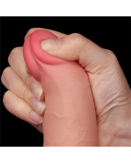 Dildo Dual Layer Piel Deslizante 75