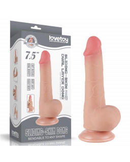 Dildo Dual Layer Piel Deslizante 75