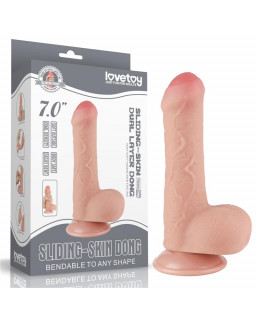 Dildo Dual Layer Piel Deslizante 7