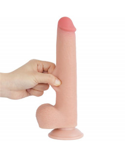 Dildo Dual Density Piel Deslizante 9