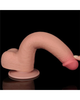 Dildo Dual Density Piel Deslizante 9