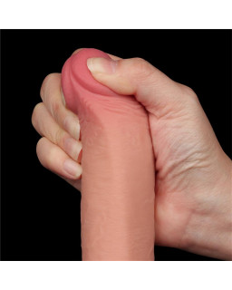 Dildo Dual Density Piel Deslizante 9