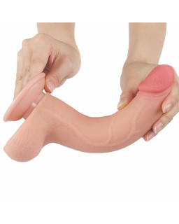 Dildo Dual Density Piel Deslizante 85