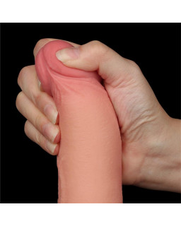 Dildo Dual Density Piel Deslizante 85