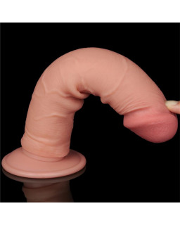 Dildo Dual Layer Piel Deslizante 8