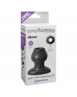 Anal Fantasy Collection Open Wide Tunnel Plug XL Color Negro