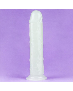 Dildo Lumino 8 Luz Azul