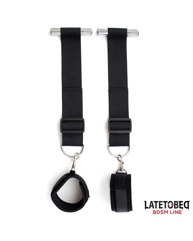 Restricciones para Puerta con Esposas Adjustables y Desmontables