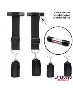 Restricciones para Puerta con Esposas Adjustables y Desmontables