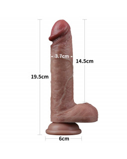 Dildo Silicona Dual Layer 7