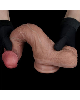 Dildo Dual Layer Silicona 85