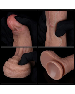 Dildo Dual Layer Silicona 85