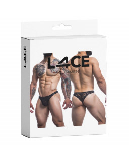 L4CE03 Tanga con Encaje