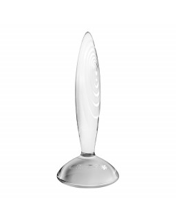 Plug Anal Sparkling Crystal Hot and Cold Transparente