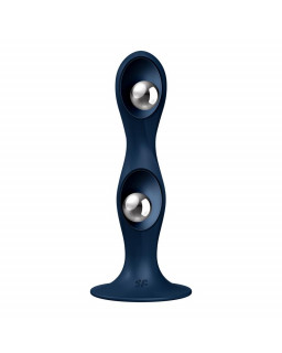 Dildo con Bola Interna Double Ball R Azul