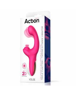 Volse Vibrador Triple Funcion con Finger y Pulsacion Tapping