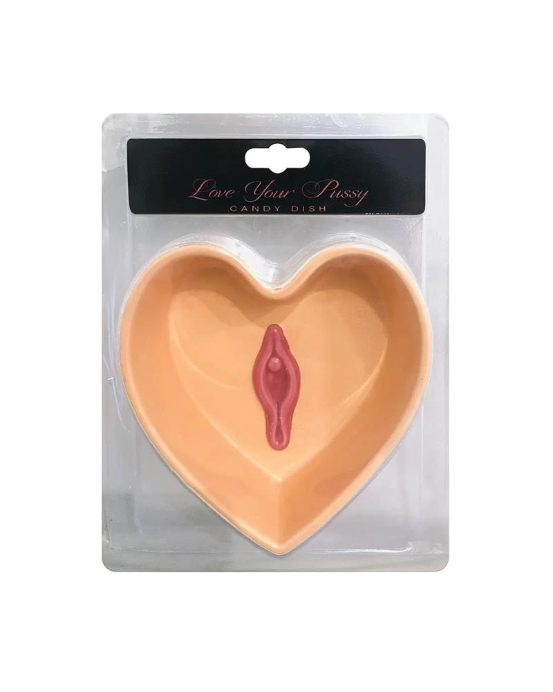 Bol para Dulces Forma de Vagina Love Your Pussy