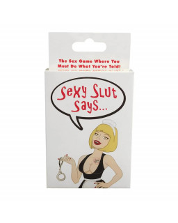 Juego de Cartas Sexy Slut Says