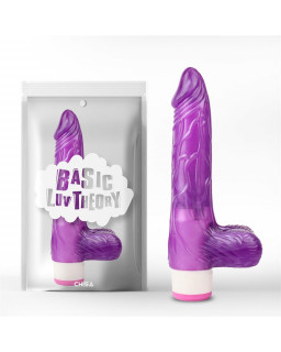 Vibrador Multi Velocidad Realista Purpura 20cm