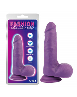 Dildo Dual Density Purpura 7