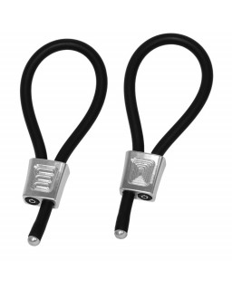 ElectraLoops Prestige Set de 2 Anillos para el Pene Plateado