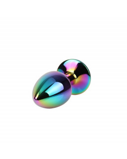 Rainbow Gem Plug Anal multicolor con Joya Talla S