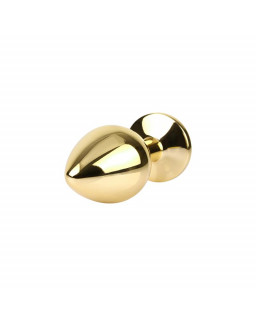 Rosy Gem Plug Anal Dorado con Joya Talla M