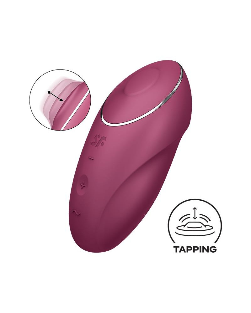 Tap and Climax 1 Vibrador y Tapping Rojo