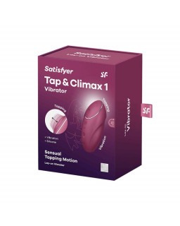 Tap and Climax 1 Vibrador y Tapping Rojo