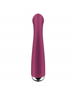 Spinning G Spot 1 Vibrador y Rotador Rojo