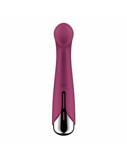 Spinning G Spot 1 Vibrador y Rotador Rojo