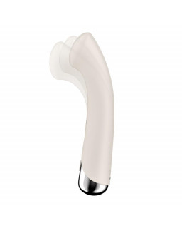 Spinning G Spot 1 Vibrador y Rotador Beige