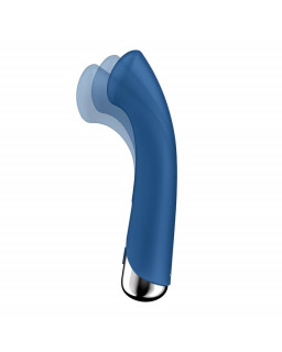 Spinning G Spot 1 Vibrador y Rotador Azul