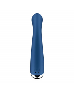 Spinning G Spot 1 Vibrador y Rotador Azul