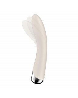 Spinning Vibe 1 Vibrador y Rotador Beige