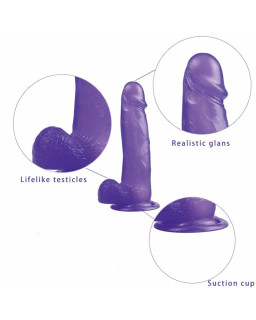 Dildo Jelly Studs 8 Purpura