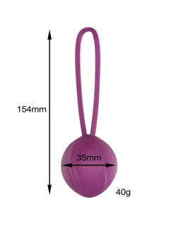 Leigh Bola Kegel Silicona Purpura