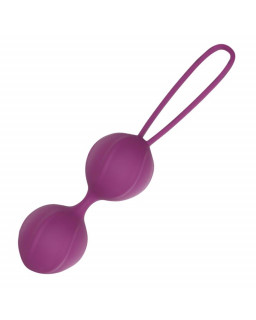 Garbo Bola Doble Kegel Silicona Purpura