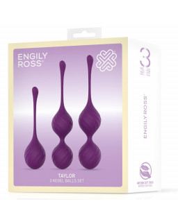 Taylor 20 Bolas Kegel Silicona Purpura